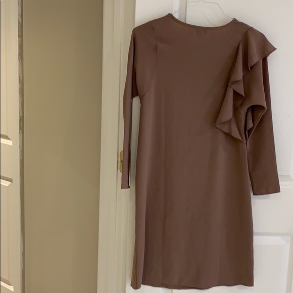 WUKOgals modest mocha dress size 0 - Picture 4 of 6
